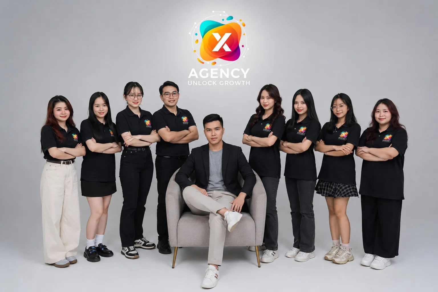 X-Agency team group photo